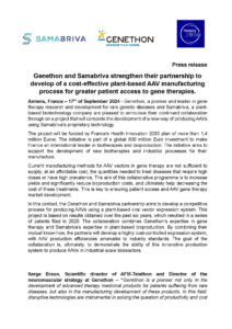 Samabriva partners with Genethon